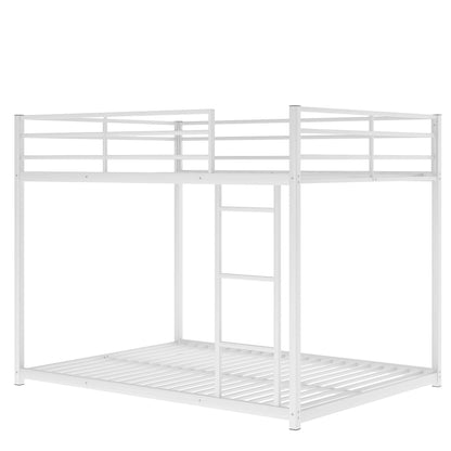 Metal Bunk Bed, Low Bunk Bed With Ladder - The Sleep Loft - Online Mattress Showroom NYC