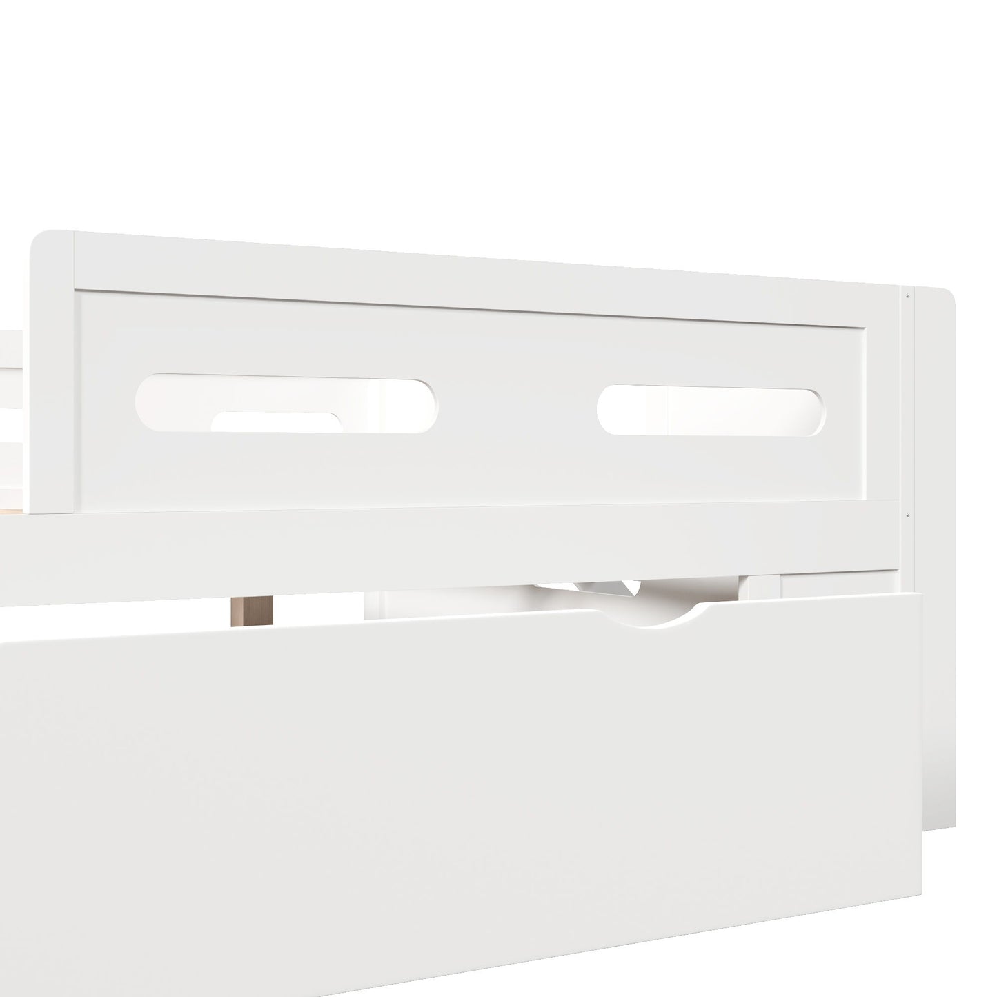 Platform Bed With Guardrail And Drawer - The Sleep Loft - Online Mattress Showroom NYC