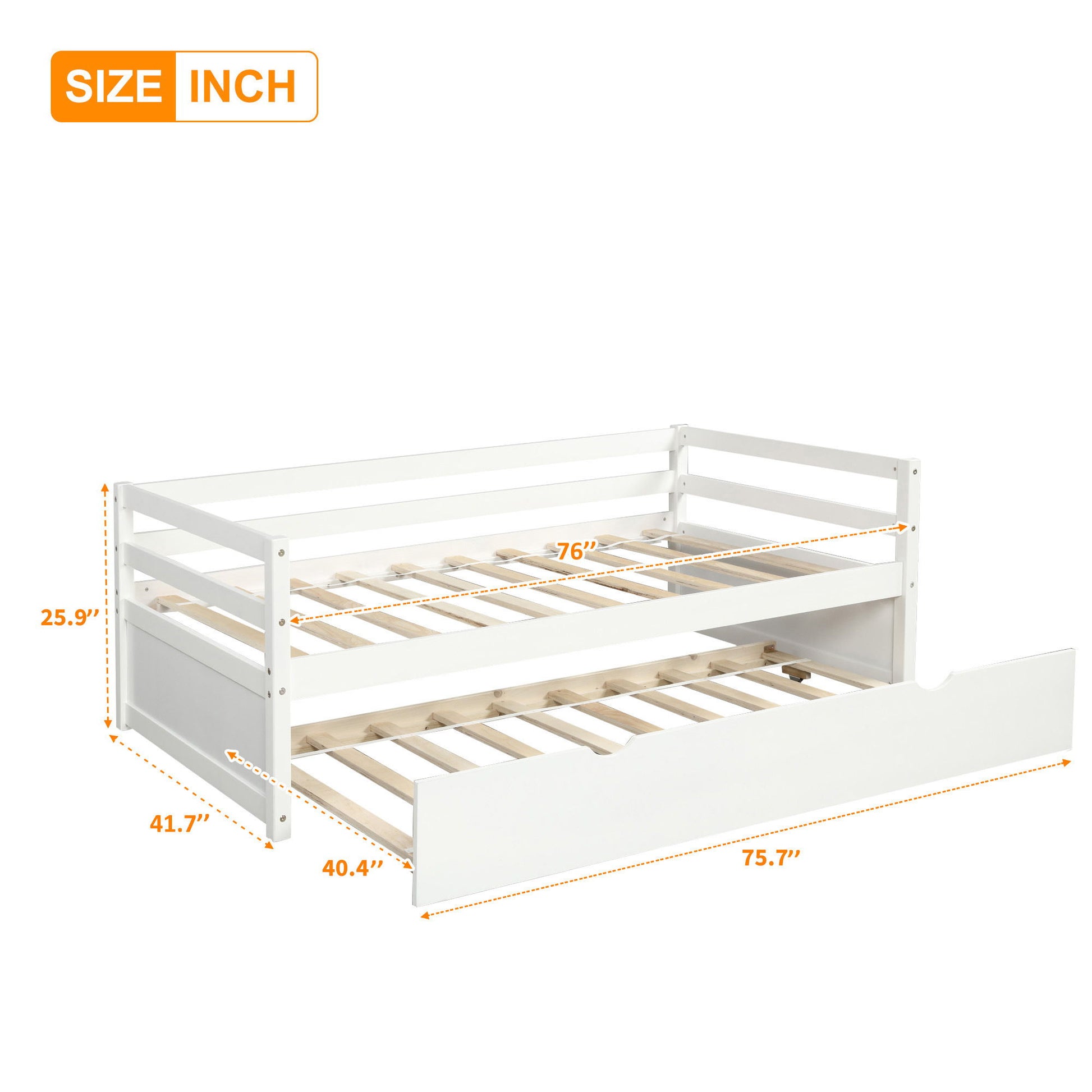 Twin Daybed With Trundle Frame Set - The Sleep Loft - Online Mattress Showroom NYC
