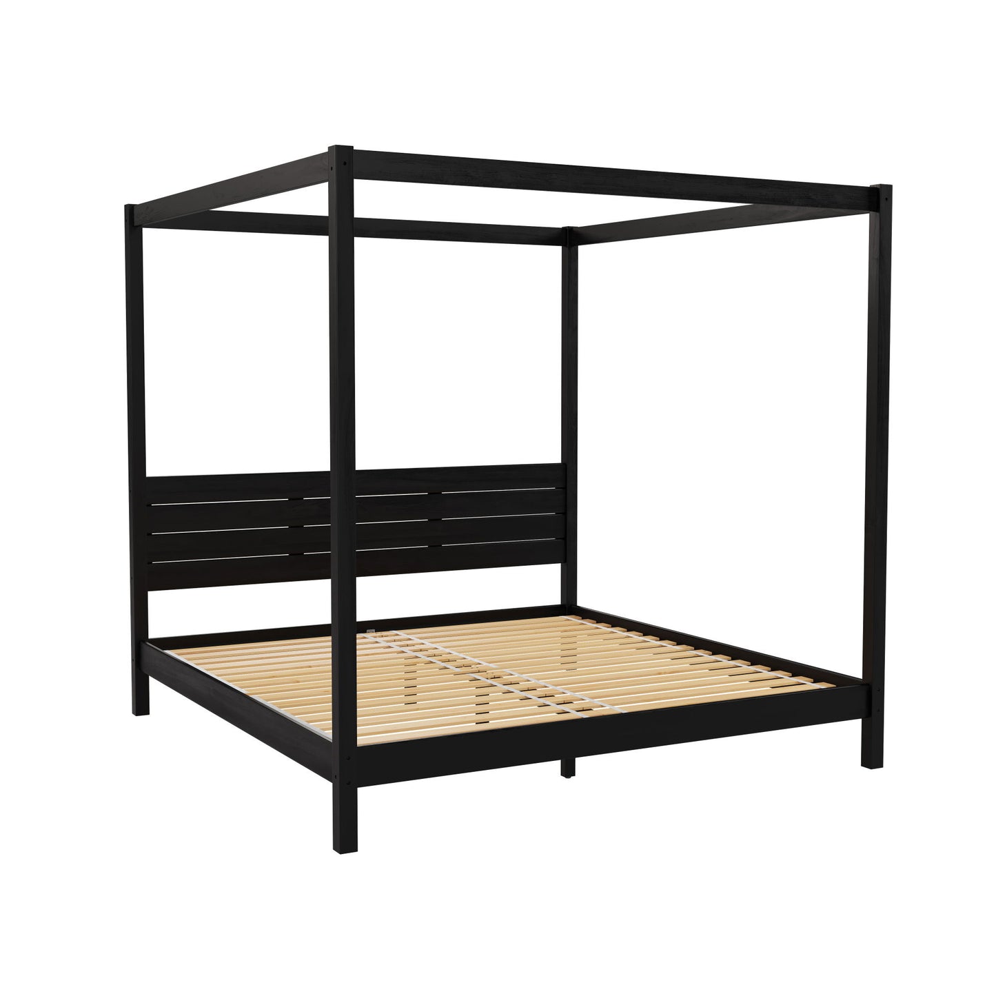 Canopy Bed Frame Modern Minimalist Boho - The Sleep Loft - Online Mattress Showroom NYC