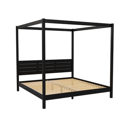 Canopy Bed Frame Modern Minimalist Boho - The Sleep Loft - Online Mattress Showroom NYC