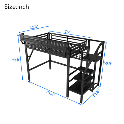 Loft Bed With Stairs And Storage - The Sleep Loft - Online Mattress Showroom NYC