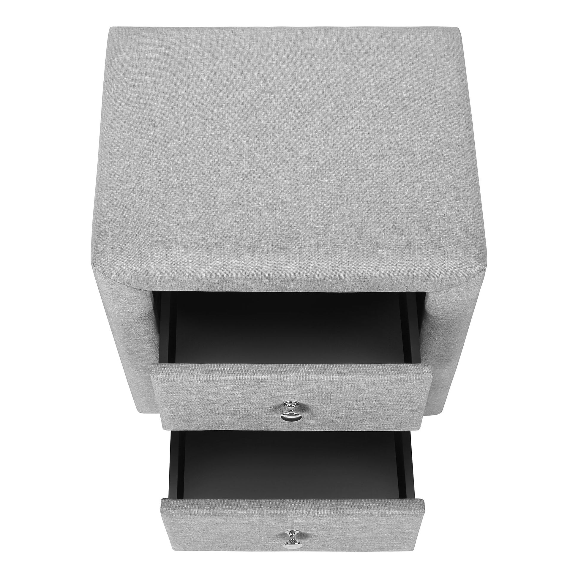 Nightstand, Storage Drawer Versatile Use, Upholstered, Transitional - The Sleep Loft - Online Mattress Showroom NYC