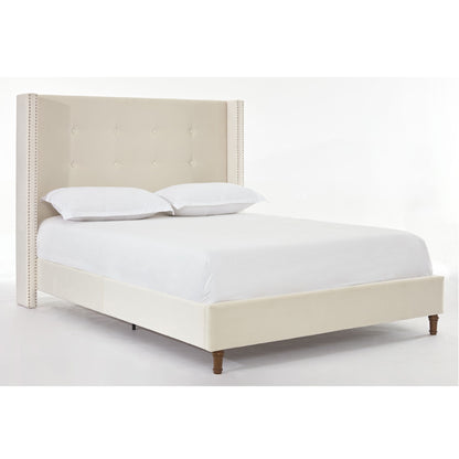 Peyton - Upholstered Bed With 54" High Headboard, Traditional Hand Buttoned Tufting - The Sleep Loft - Online Mattress Showroom NYC