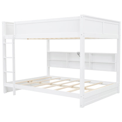Bunk Bed With Storage Cabinets And USB Ports - The Sleep Loft - Online Mattress Showroom NYC