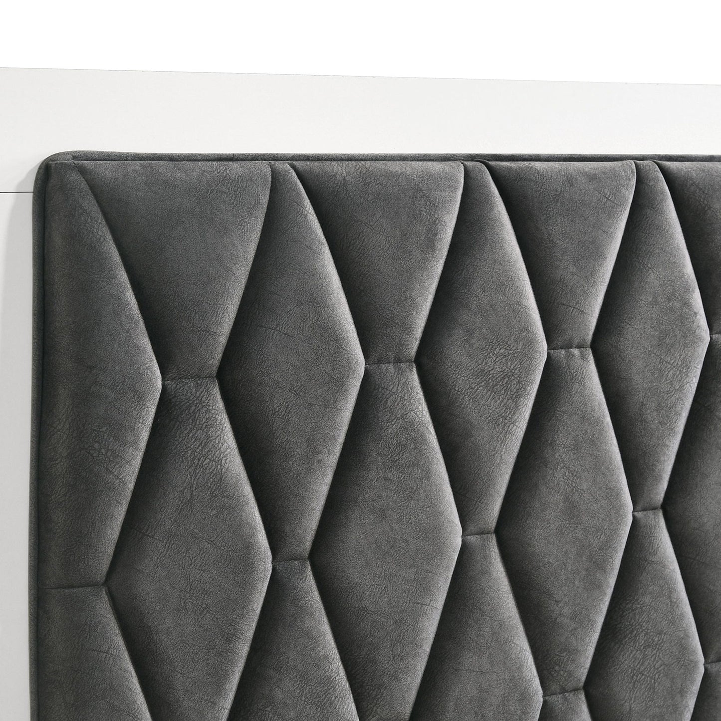 Taraval - Queen Upholstered Panel Bed - White - The Sleep Loft - Online Mattress Showroom NYC