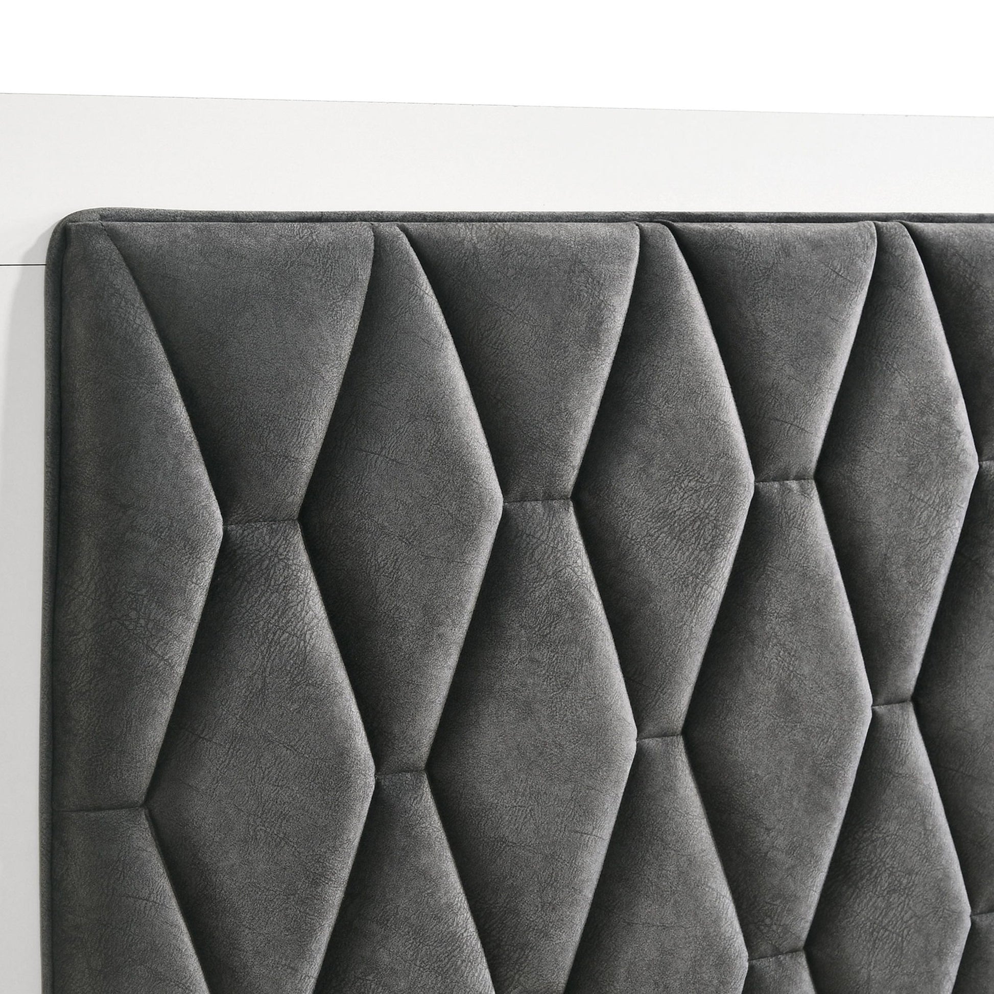 Taraval - Queen Upholstered Panel Bed - White - The Sleep Loft - Online Mattress Showroom NYC