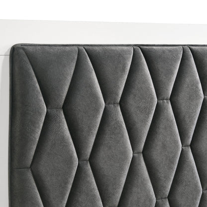 Taraval - Queen Upholstered Panel Bed - White - The Sleep Loft - Online Mattress Showroom NYC