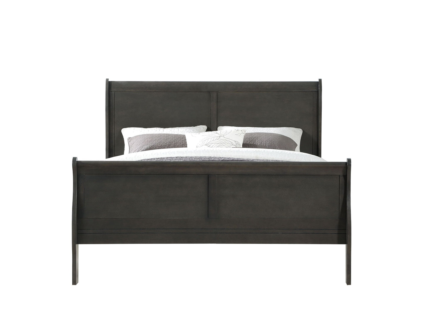 Louis Philippe - Sleigh Style Bed - The Sleep Loft - Online Mattress Showroom NYC