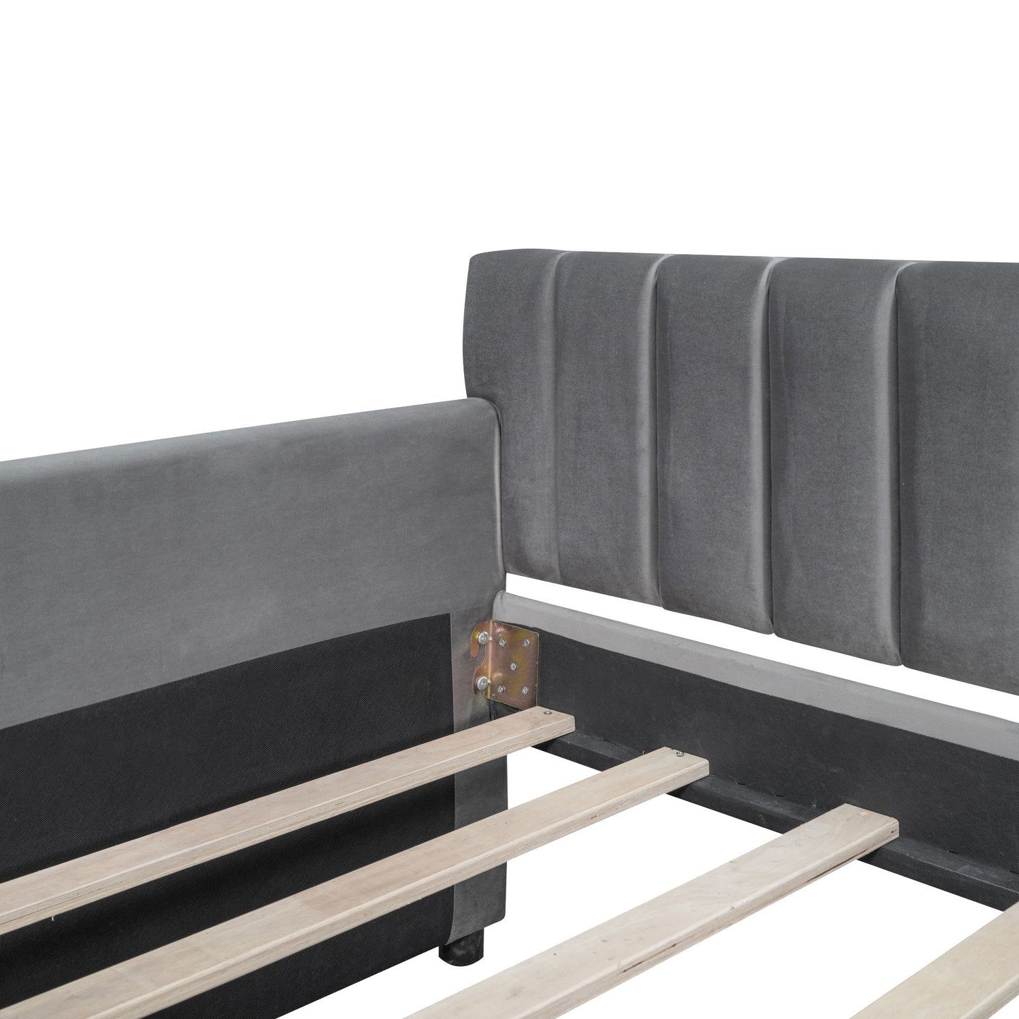 Upholstered Daybed With Slat Support - The Sleep Loft - Online Mattress Showroom NYC