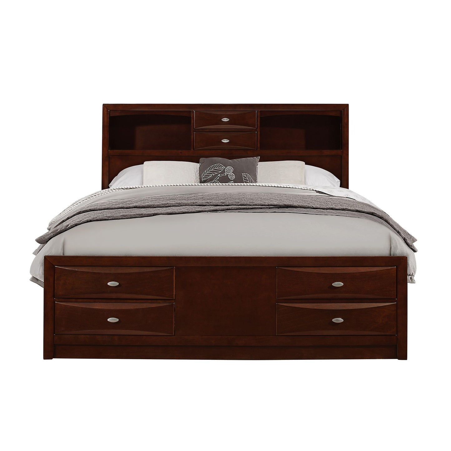 Lucille - Bed With Storage And Bookcase Headboard - The Sleep Loft - Online Mattress Showroom NYC