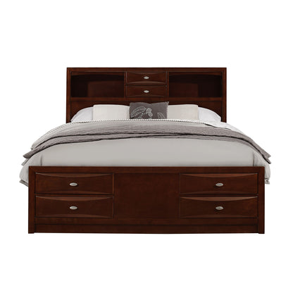 Lucille - Bed With Storage And Bookcase Headboard - The Sleep Loft - Online Mattress Showroom NYC