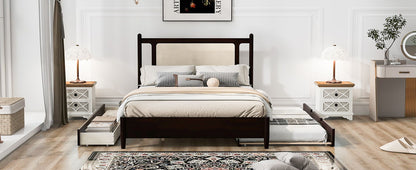 Platform Bed With 2 Big Drawers & Trundle - The Sleep Loft - Online Mattress Showroom NYC