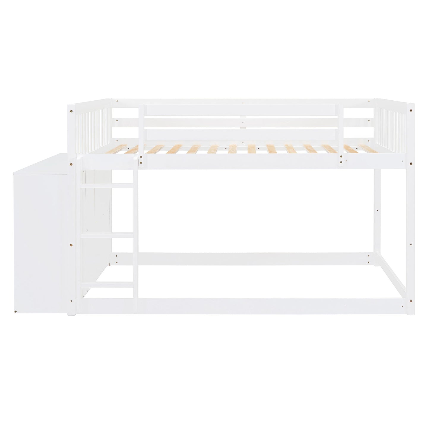 Bunk Bed With 4 Drawers And 3 Shelves - The Sleep Loft - Online Mattress Showroom NYC