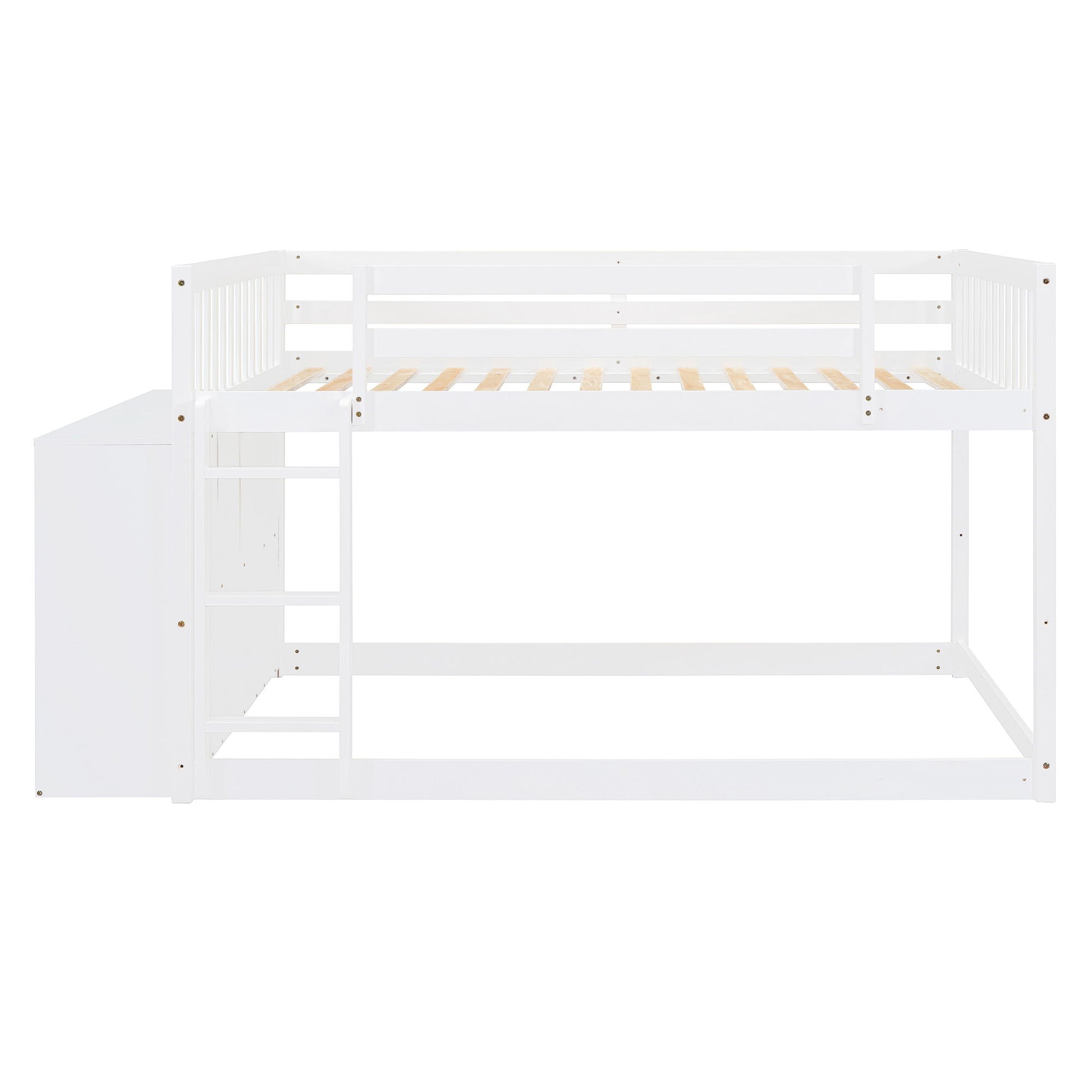 Bunk Bed With 4 Drawers And 3 Shelves - The Sleep Loft - Online Mattress Showroom NYC