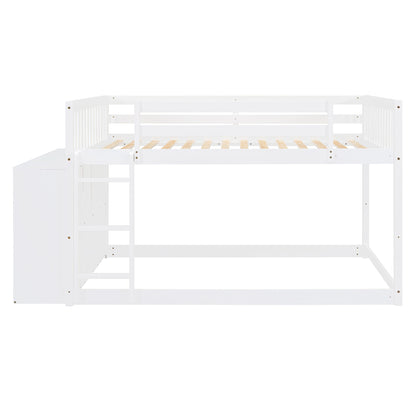 Bunk Bed With 4 Drawers And 3 Shelves - The Sleep Loft - Online Mattress Showroom NYC