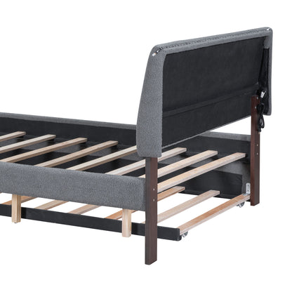 Upholstered Platform Bed With Trundle - The Sleep Loft - Online Mattress Showroom NYC