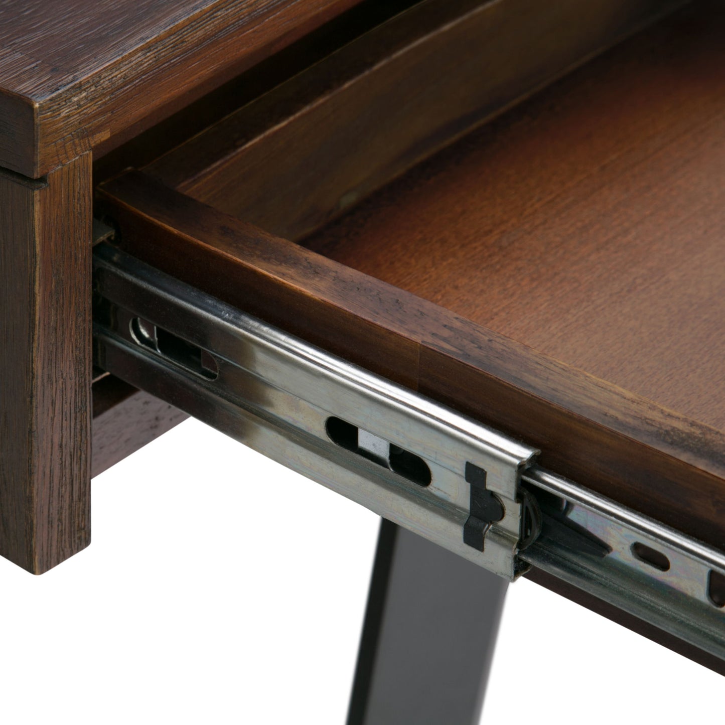 Lowry - Desk - Distressed Charcoal Brown - The Sleep Loft - Online Mattress Showroom NYC