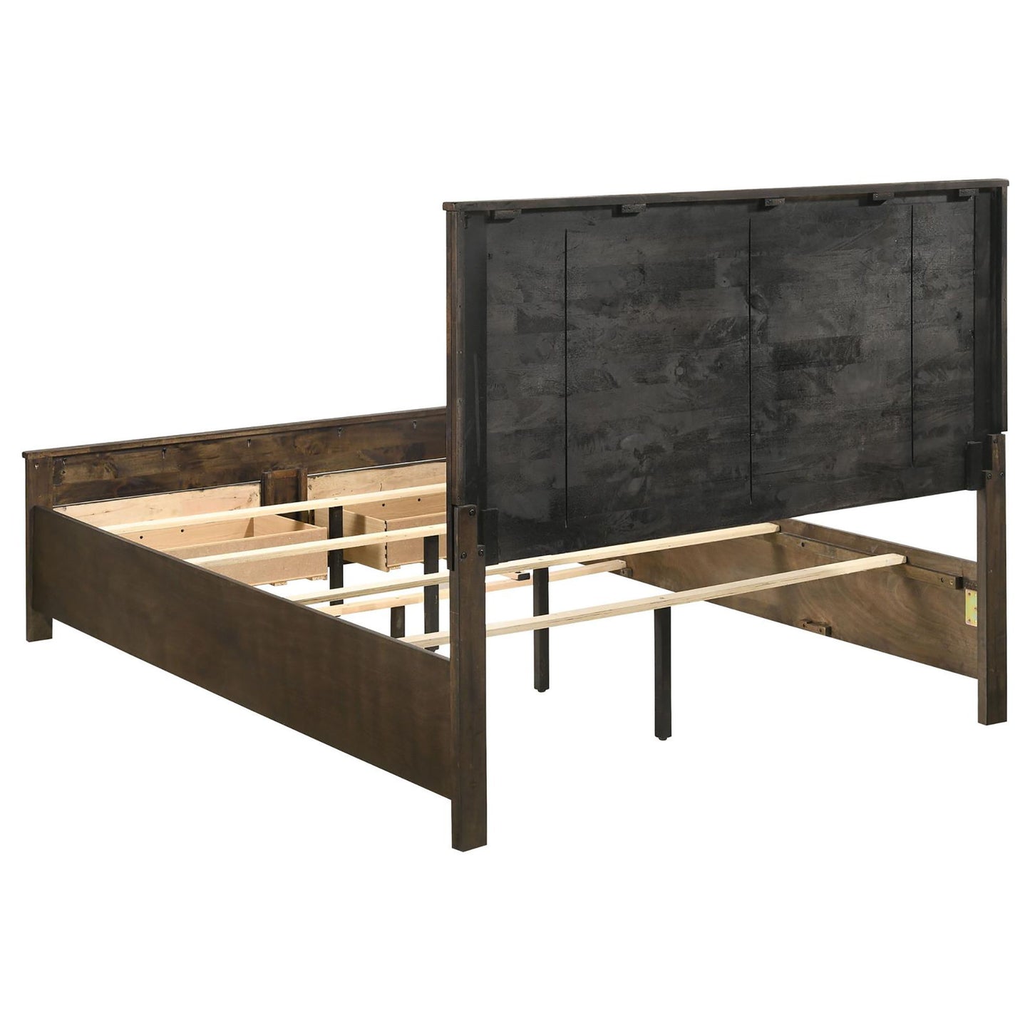 Queen Storage Bed With Platform Design And Drawer Storage - Brown - The Sleep Loft - Online Mattress Showroom NYC