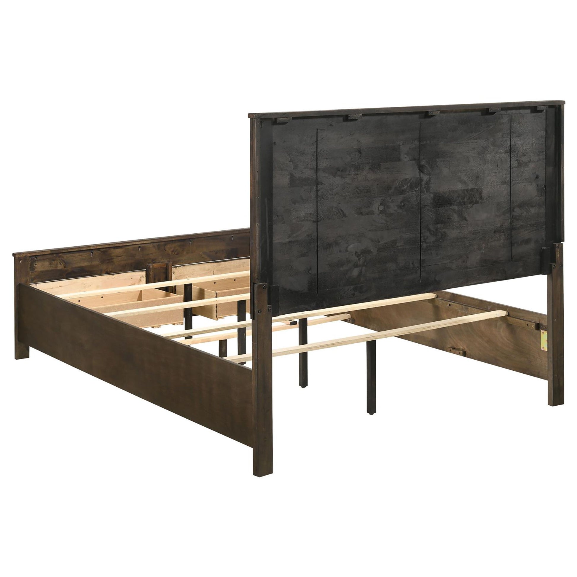 Queen Storage Bed With Platform Design And Drawer Storage - Brown - The Sleep Loft - Online Mattress Showroom NYC