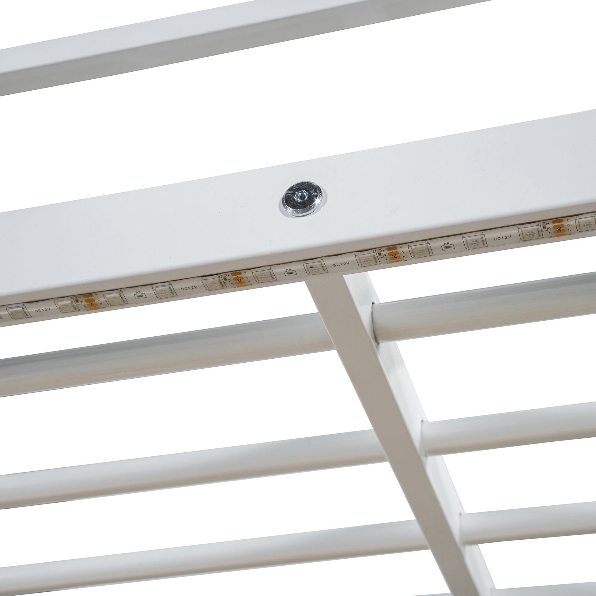 Loft Bed With Desk, Shelves, Power Outlet, LED Light And Wardrobe - The Sleep Loft - Online Mattress Showroom NYC