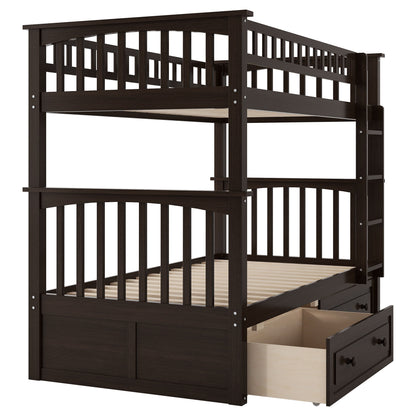Bunk Bed With Drawers, Convertible Design - The Sleep Loft - Online Mattress Showroom NYC