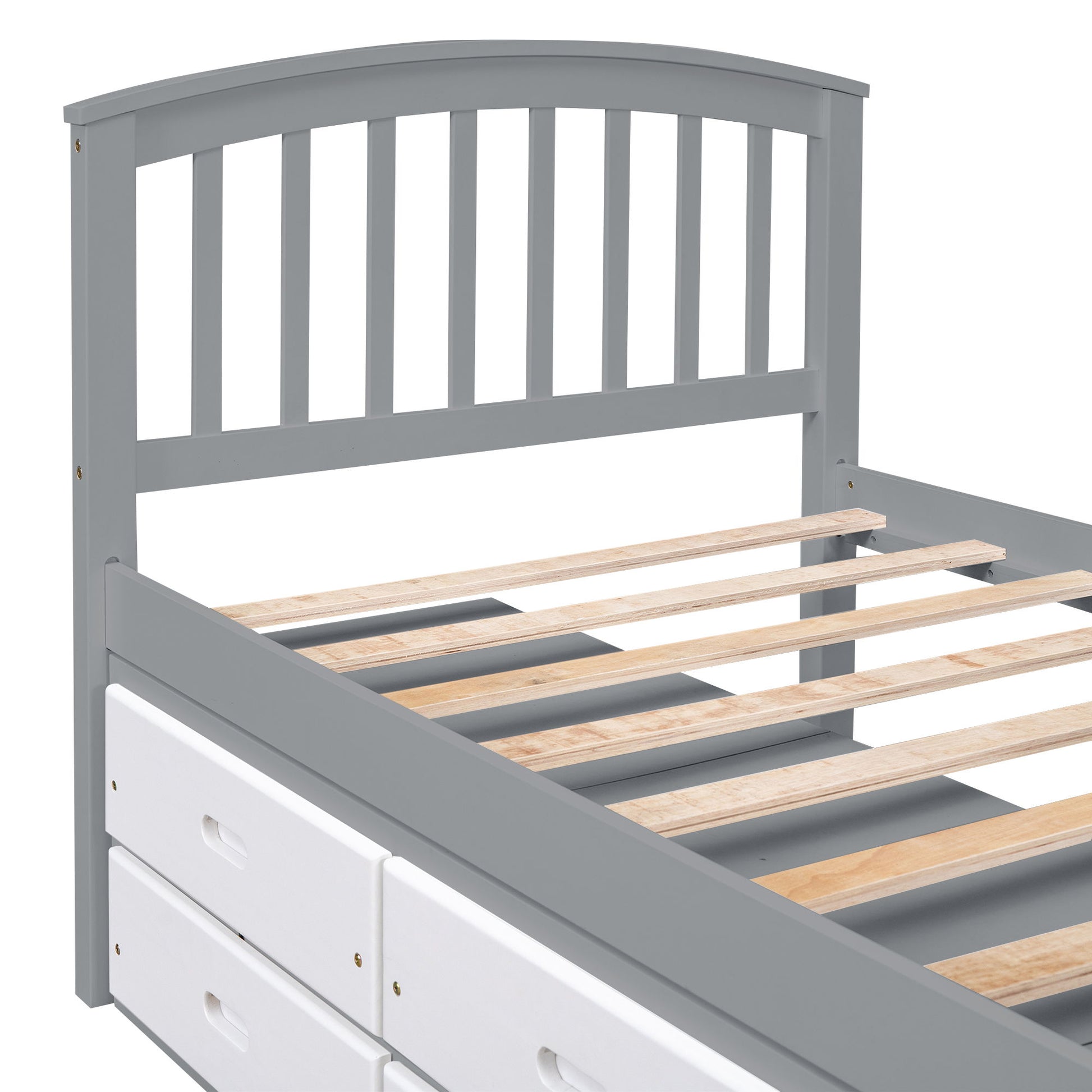 Platform Storage Bed Solid Wood Bed With 6 Drawers - The Sleep Loft - Online Mattress Showroom NYC