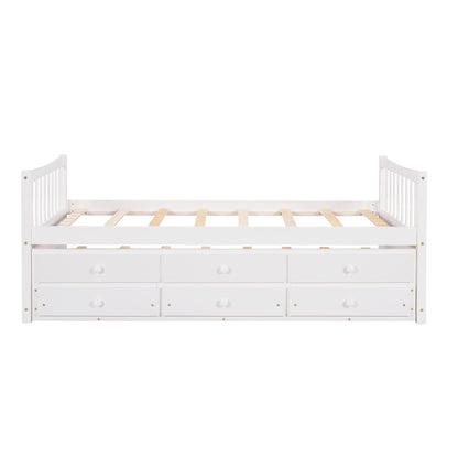 Twin Size Daybed With Trundle And Drawers - The Sleep Loft - Online Mattress Showroom NYC