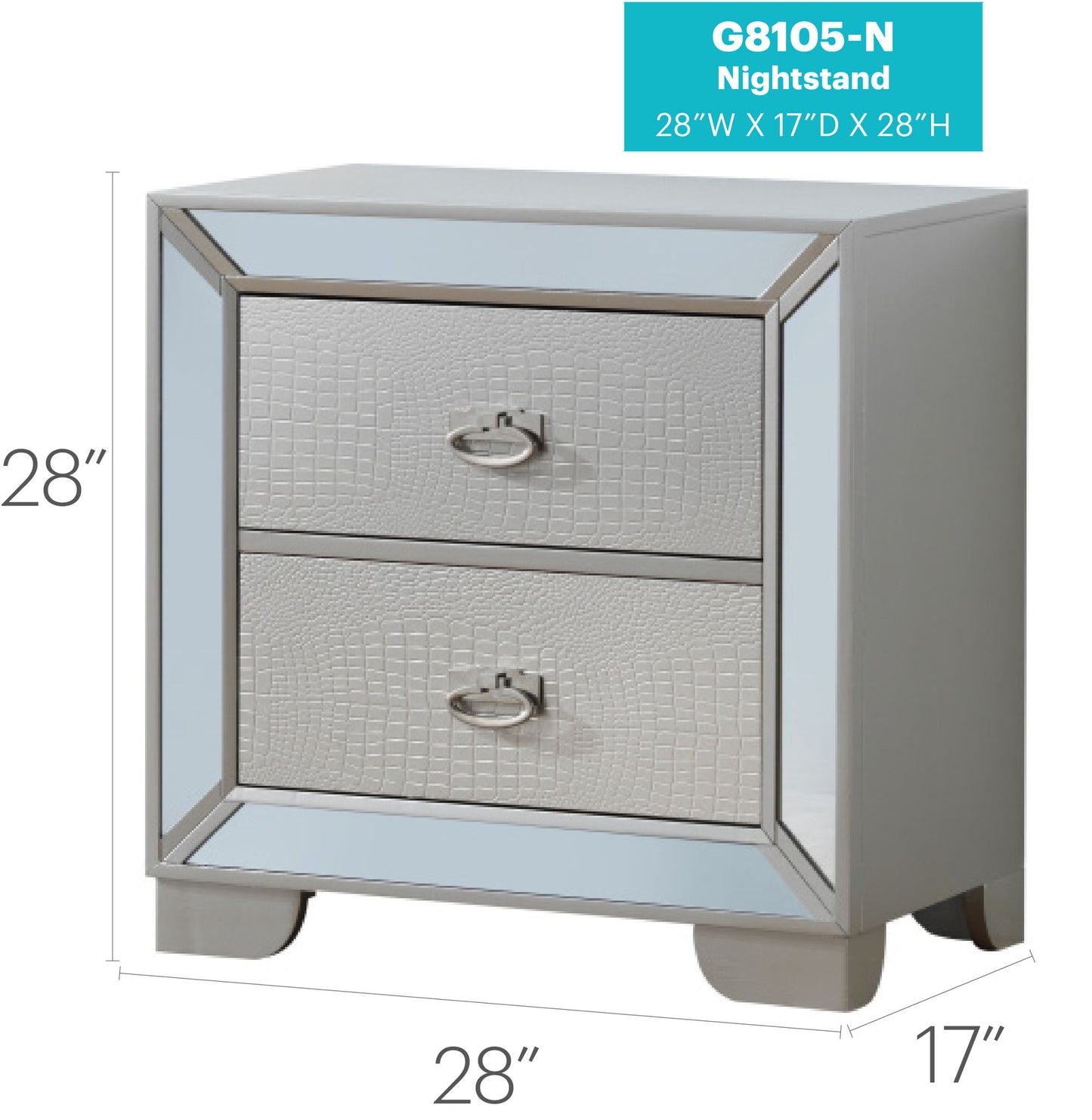 Contemporary Nightstand With Versatility - The Sleep Loft - Online Mattress Showroom NYC