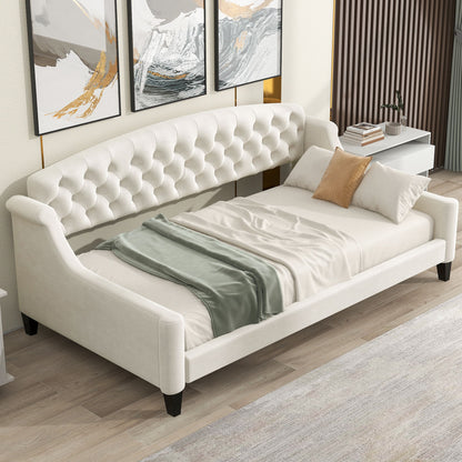 Modern Tufted Button Daybed - The Sleep Loft - Online Mattress Showroom NYC