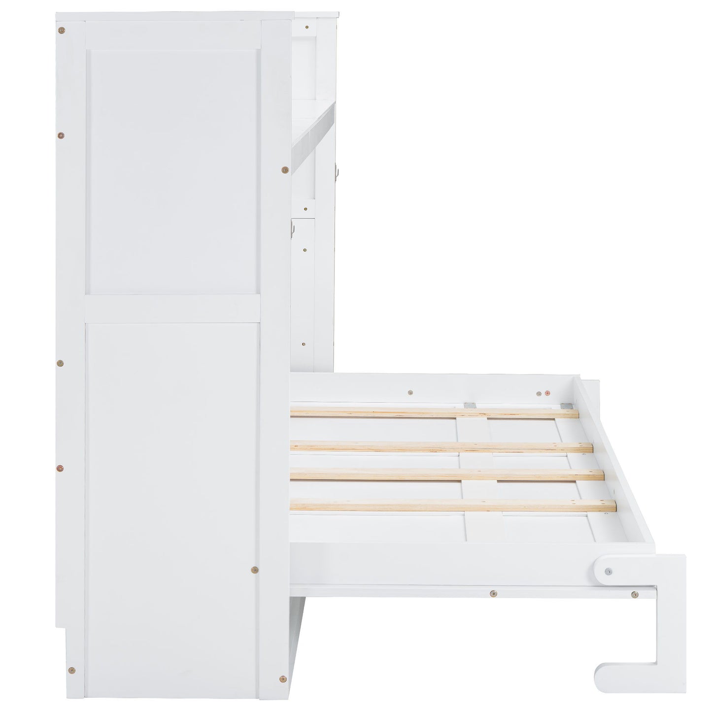 Murphy Bed With Desk, LED Light And USB Charging Station - The Sleep Loft - Online Mattress Showroom NYC
