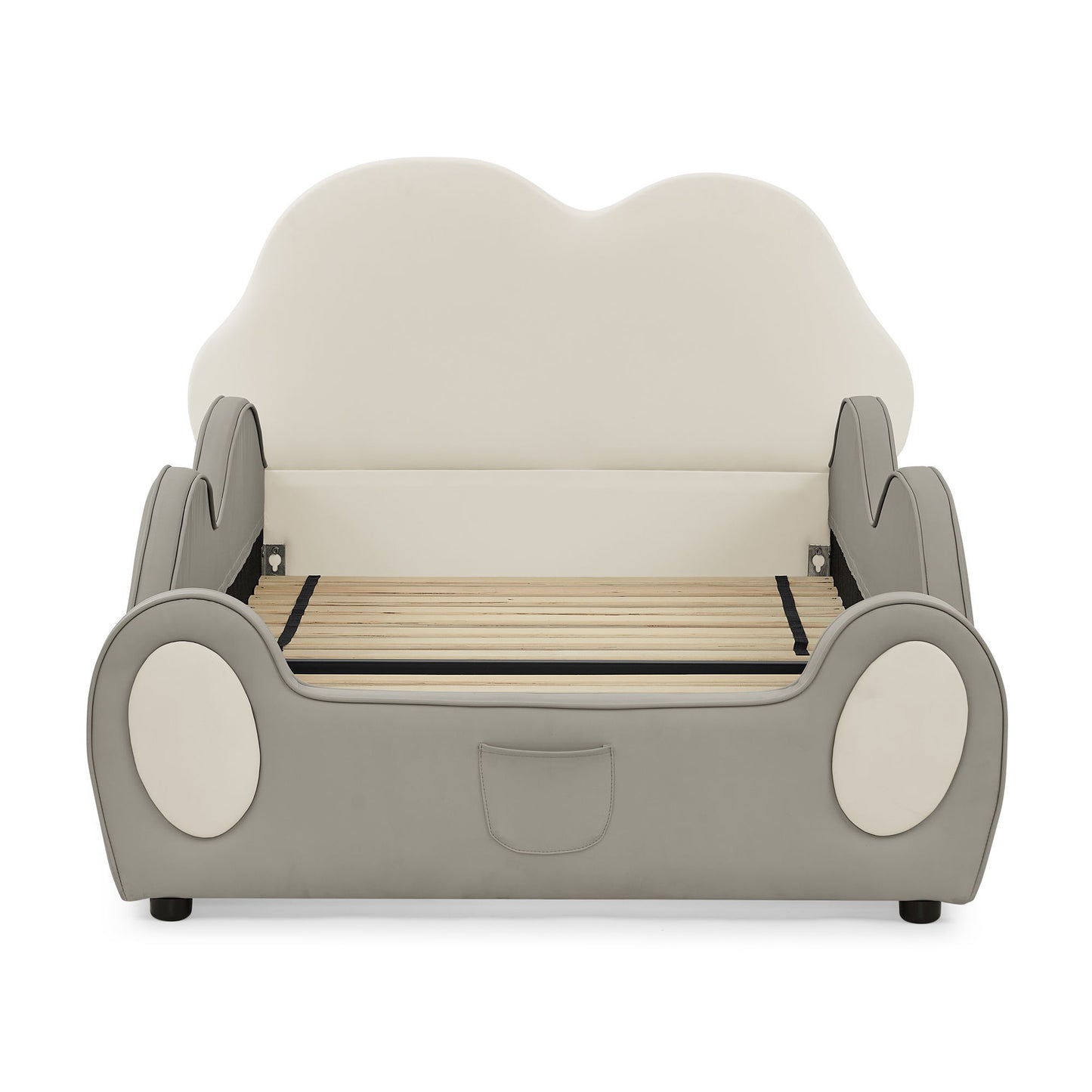 Cute Cloud Shape Bed With Guardrails Cartoon Design, Storage Pocket - The Sleep Loft - Online Mattress Showroom NYC
