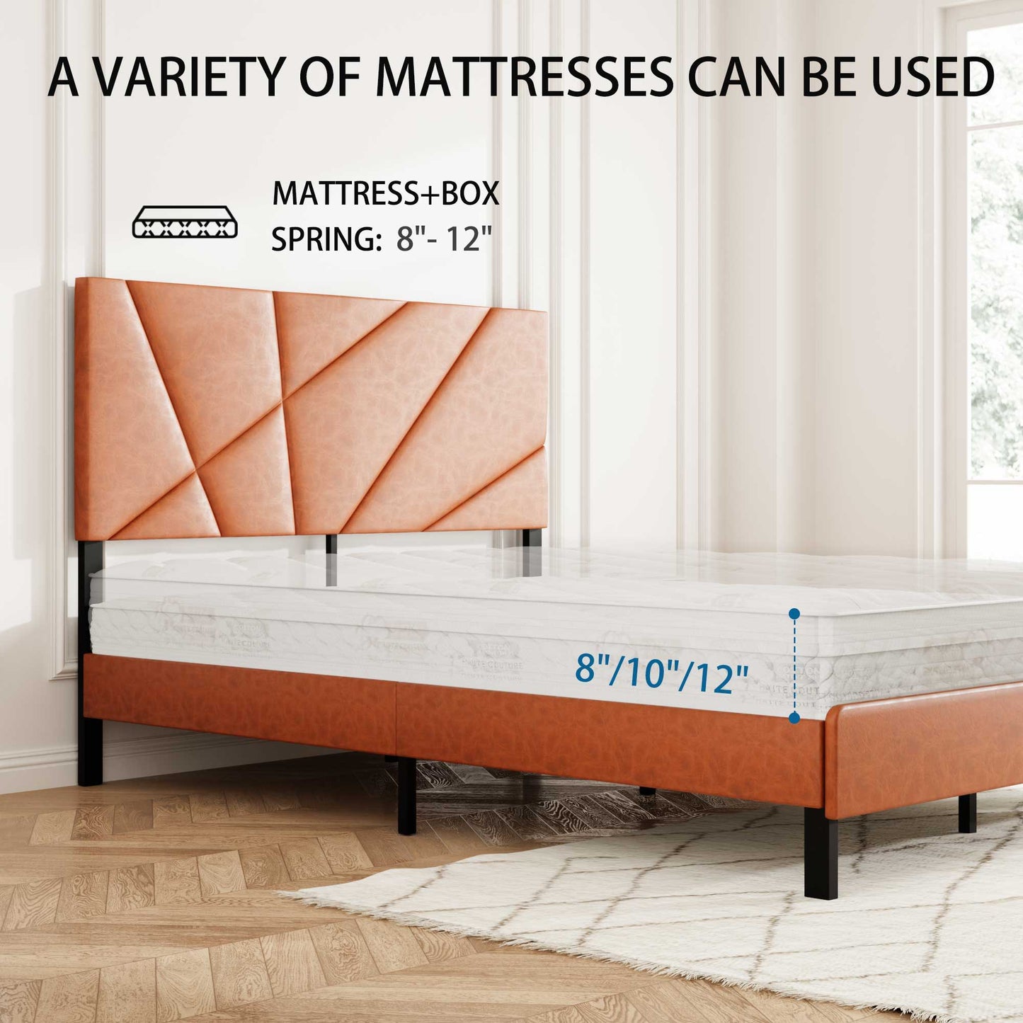 Vintage Under Bed Storage And Square Platform Design - The Sleep Loft - Online Mattress Showroom NYC