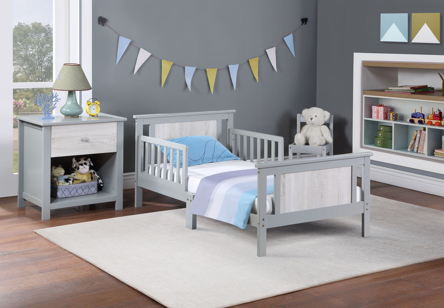 Connelly - Reversible Panel Toddler Bed - The Sleep Loft - Online Mattress Showroom NYC