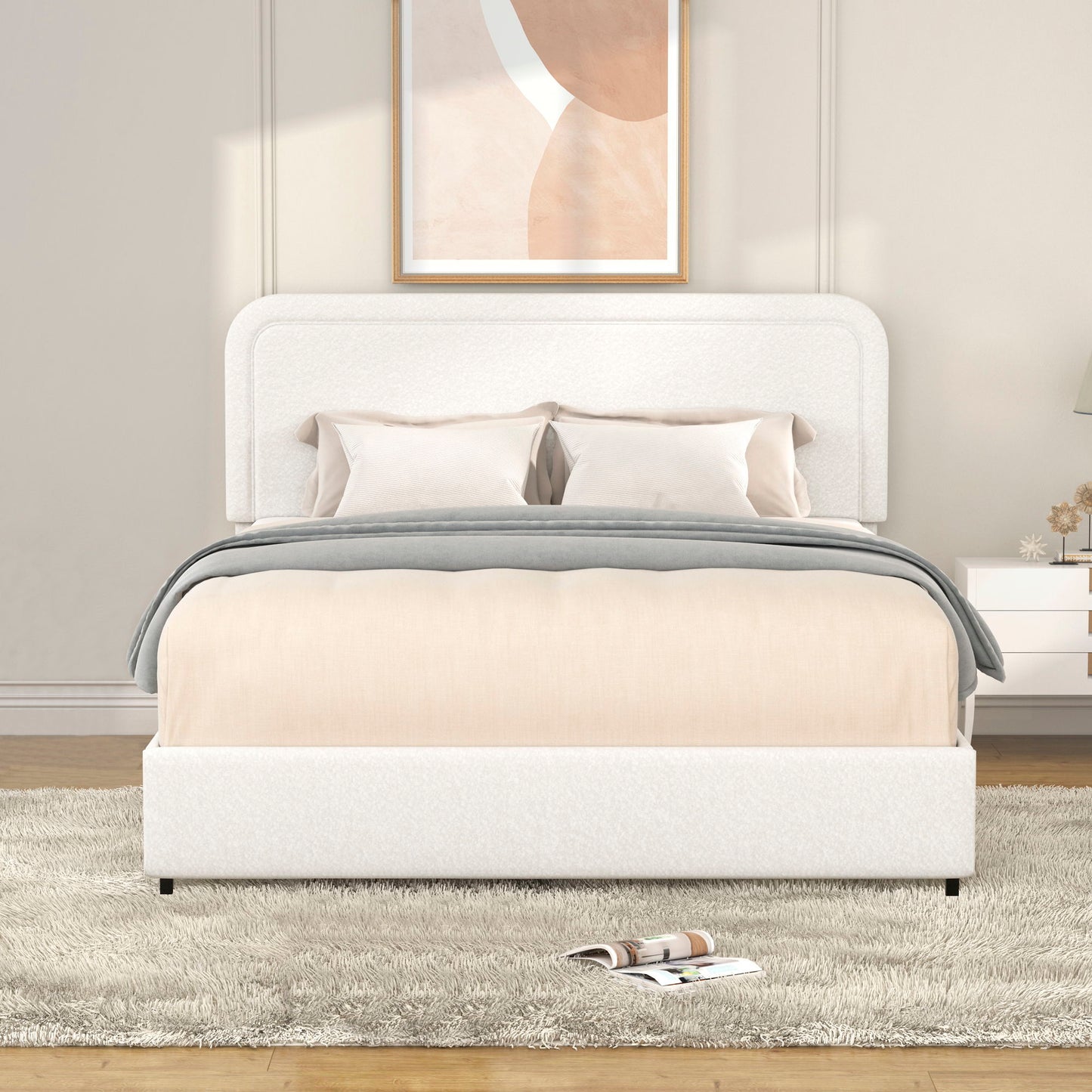 Liv - Patented With Drawers Upholstered Storage Platform Bed - The Sleep Loft - Online Mattress Showroom NYC
