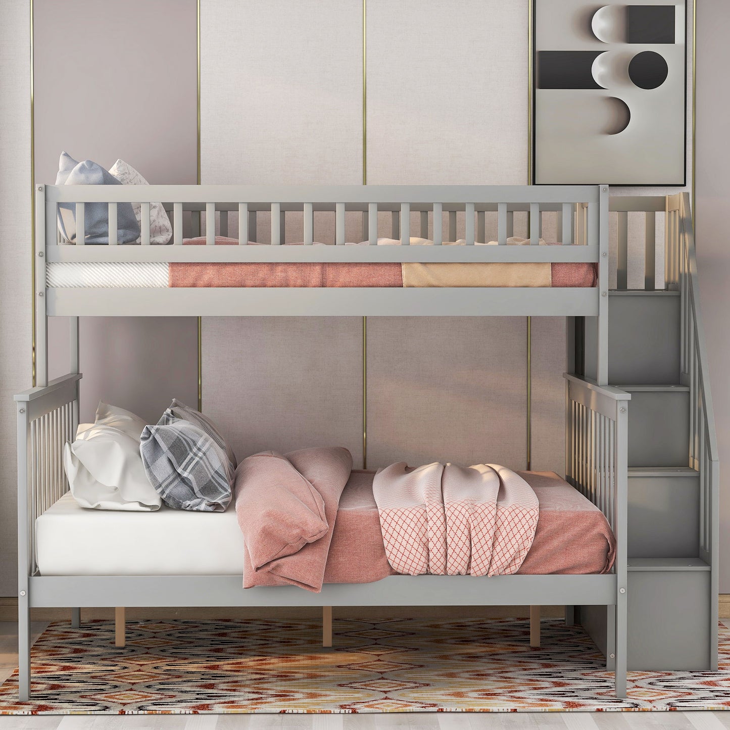 Bunk Bed With Staircase - The Sleep Loft - Online Mattress Showroom NYC