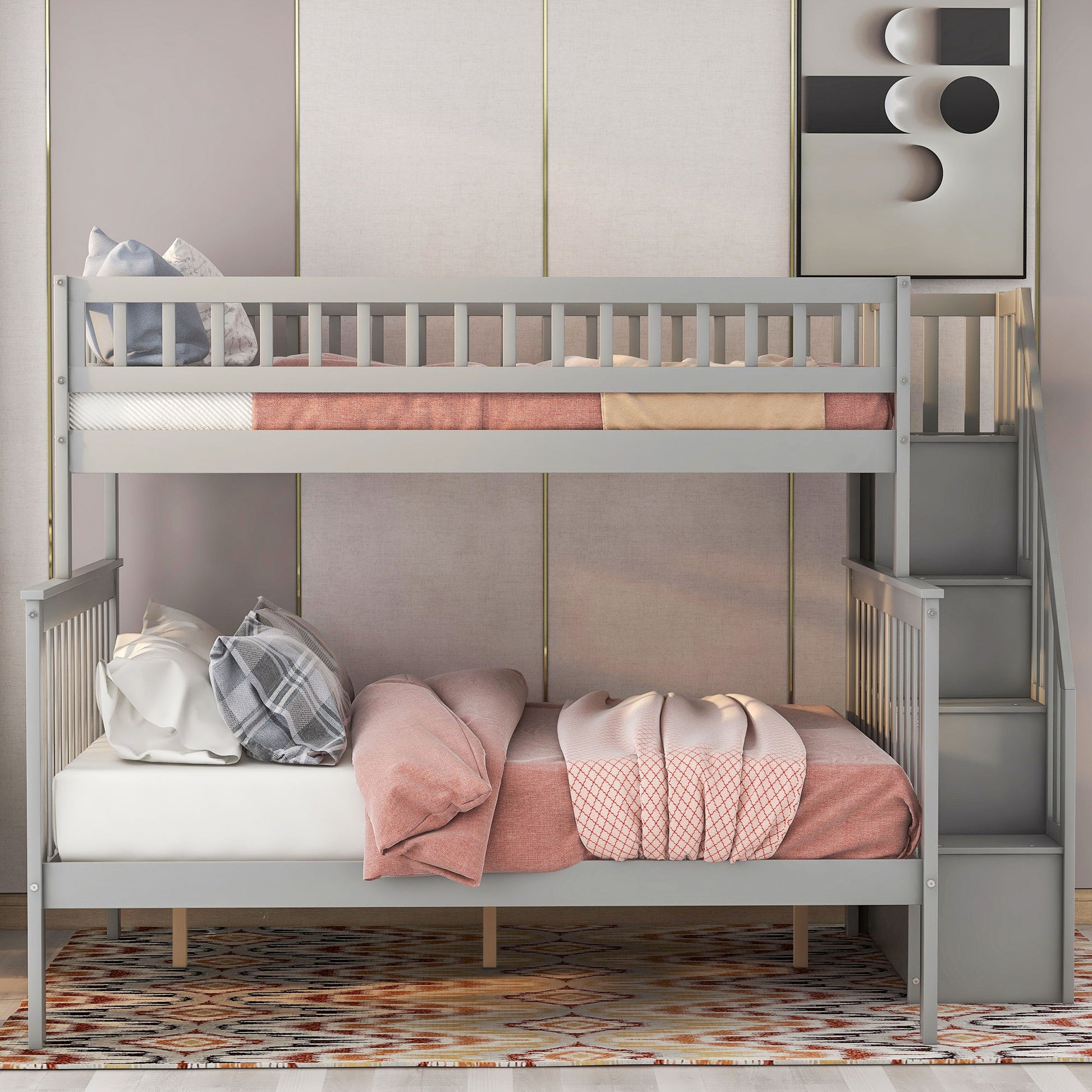 Bunk Bed With Staircase - The Sleep Loft - Online Mattress Showroom NYC