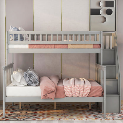 Bunk Bed With Staircase - The Sleep Loft - Online Mattress Showroom NYC