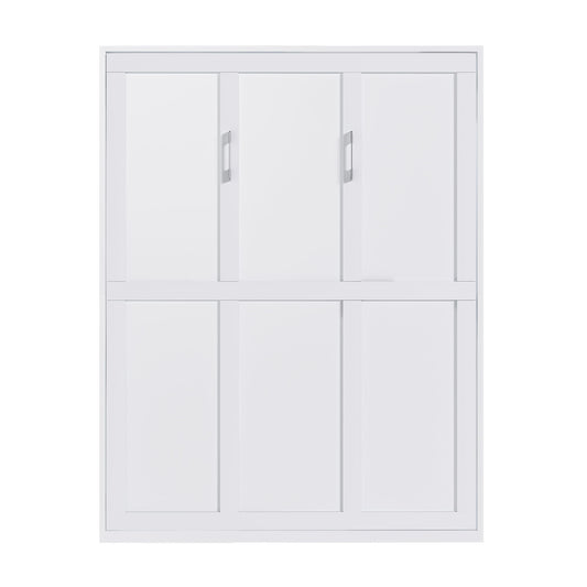 Queen Murphy Bed, Foldable Wall Bed, Space Saving Design For Bedrooms - White - The Sleep Loft - Online Mattress Showroom NYC