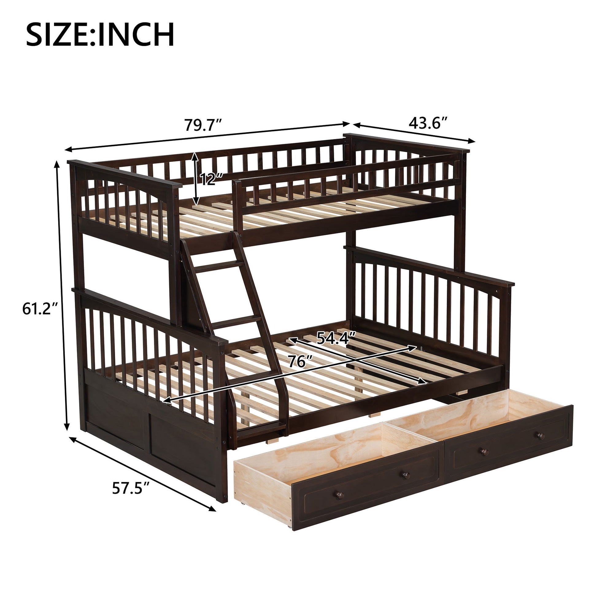 Bunk Bed With Drawers, Convertible Storage Bed - The Sleep Loft - Online Mattress Showroom NYC