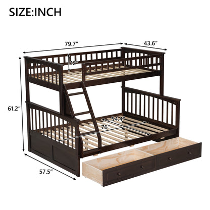 Bunk Bed With Drawers, Convertible Storage Bed - The Sleep Loft - Online Mattress Showroom NYC