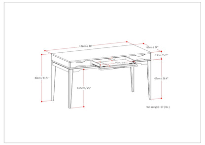 Harper - Handcrafted Desk - The Sleep Loft - Online Mattress Showroom NYC