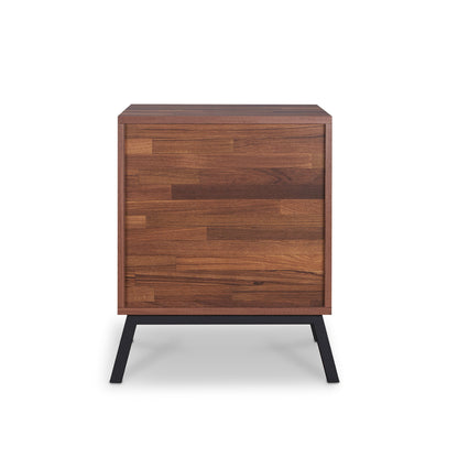 Karine - Accent Table - Black / Walnut - The Sleep Loft - Online Mattress Showroom NYC