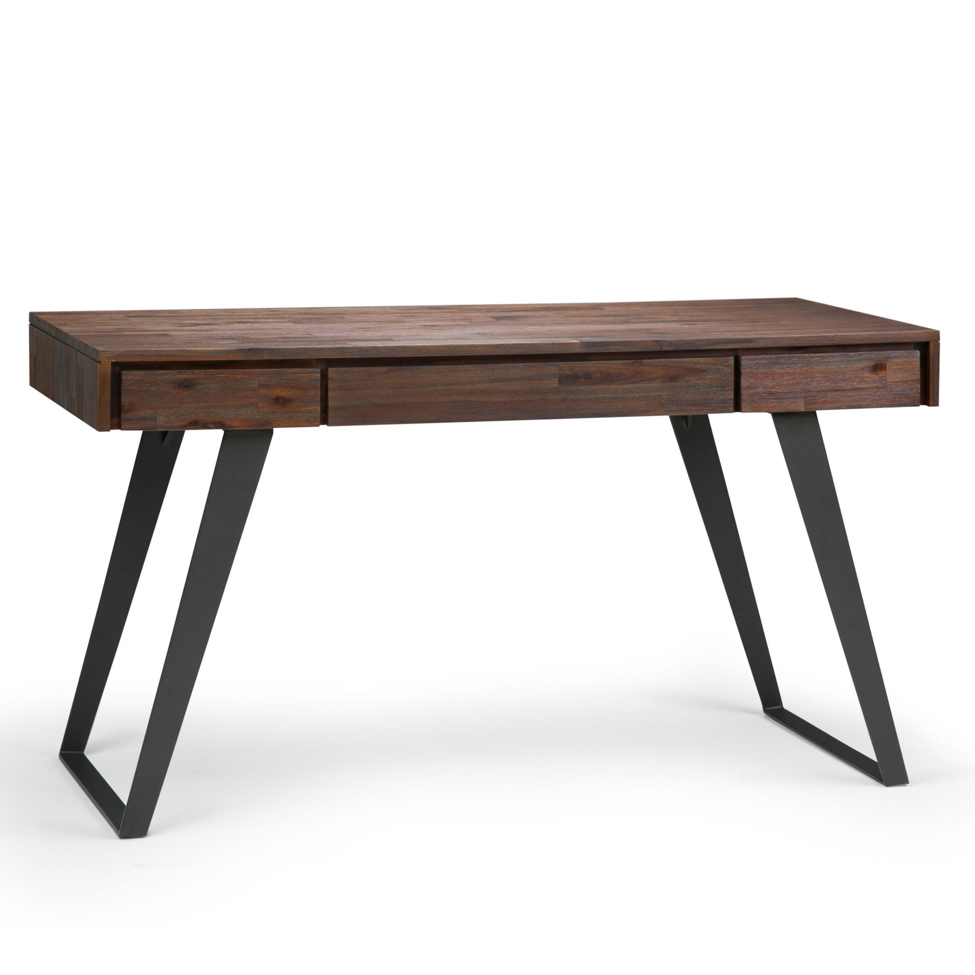 Lowry - Desk - Distressed Charcoal Brown - The Sleep Loft - Online Mattress Showroom NYC