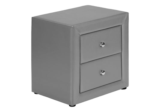 Nightstand, Storage Drawer Versatile Use, Upholstered, Transitional - The Sleep Loft - Online Mattress Showroom NYC