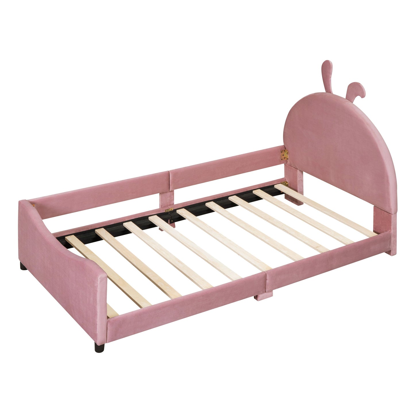Upholstered Daybed With Rabbit Ear Shaped Headboard - The Sleep Loft - Online Mattress Showroom NYC