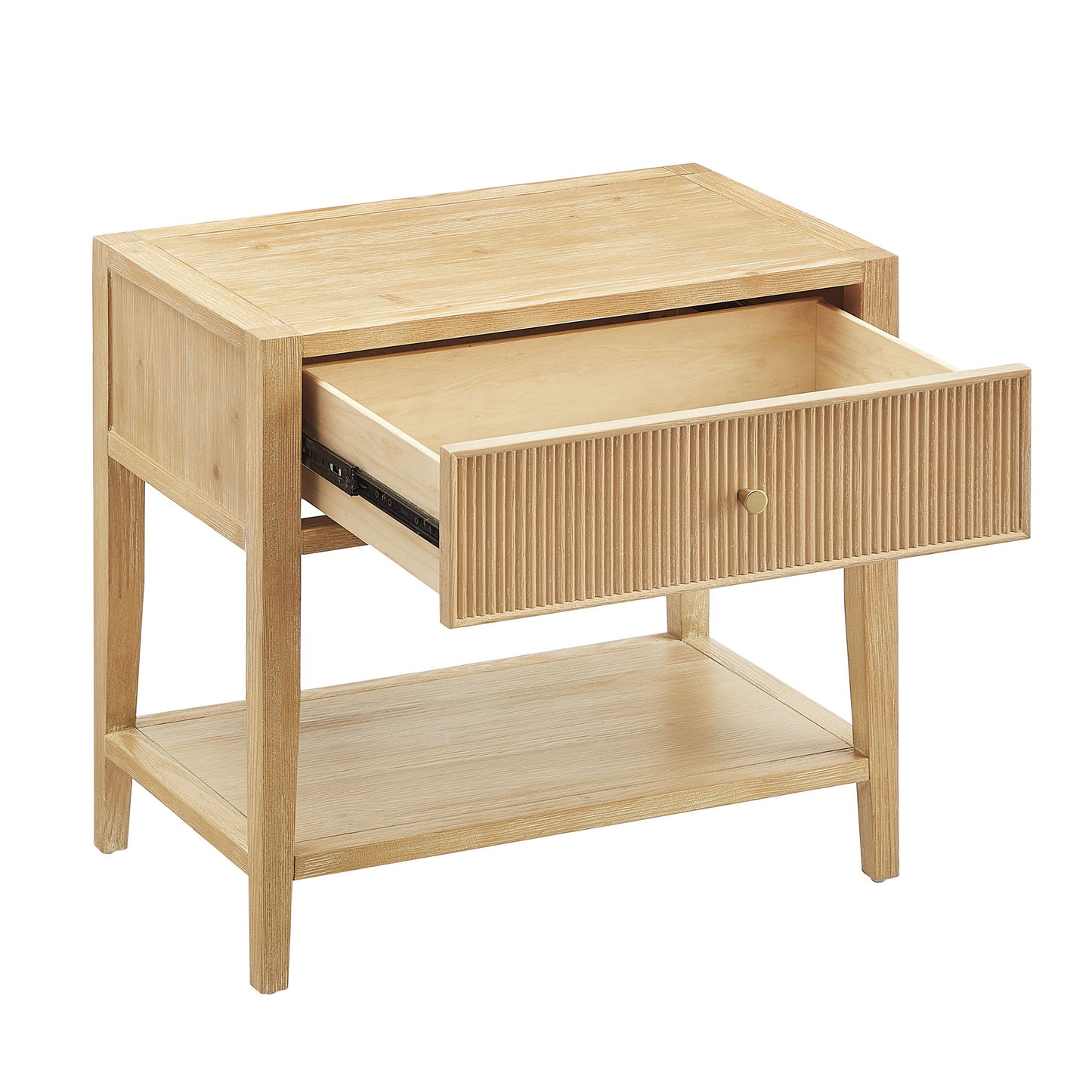 Finley - 1 Drawer Storage Nightstand - The Sleep Loft - Online Mattress Showroom NYC