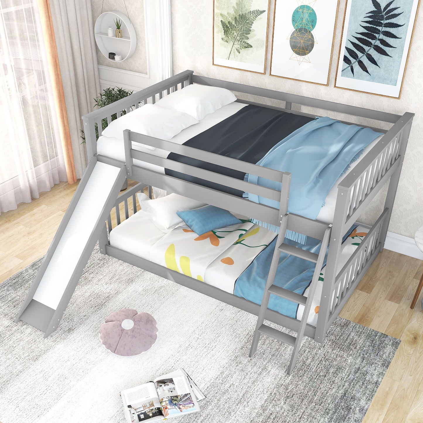 Bunk Bed & Convertible Slide And Ladder - The Sleep Loft - Online Mattress Showroom NYC