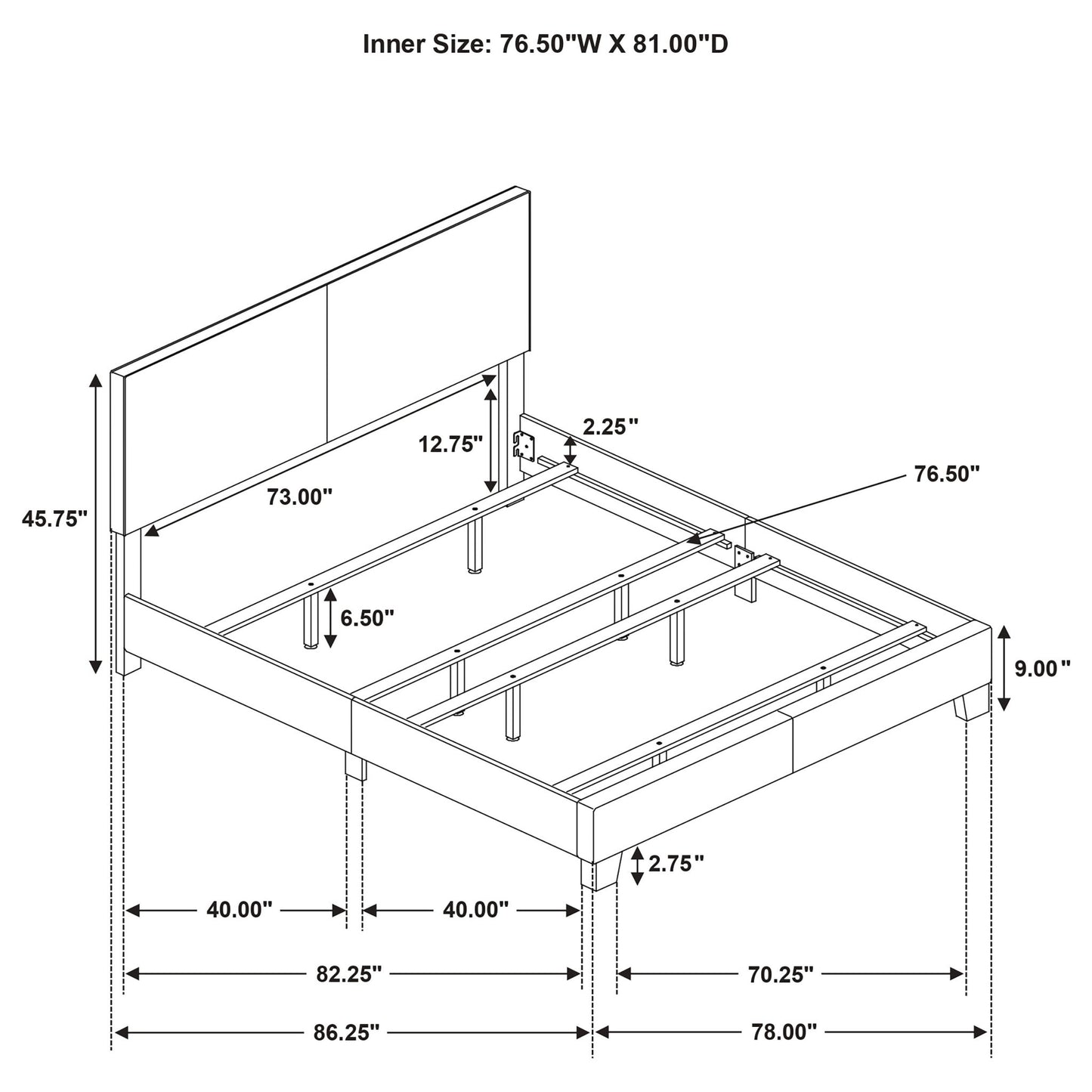 Efram - Panel Bed - The Sleep Loft - Online Mattress Showroom NYC
