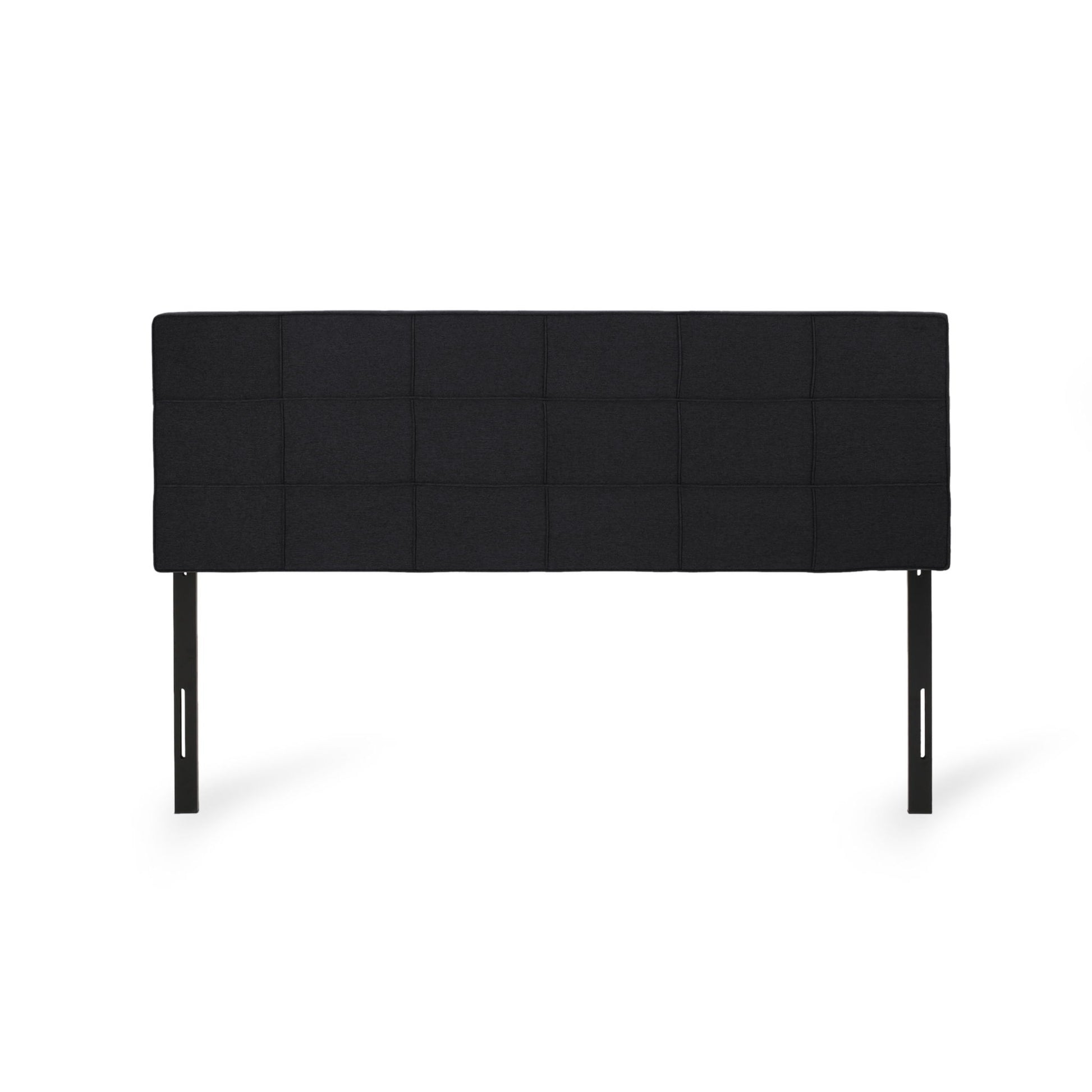 Marakesh - Contemporary Fabric Upholstered King / California King Headboard - Black - The Sleep Loft - Online Mattress Showroom NYC
